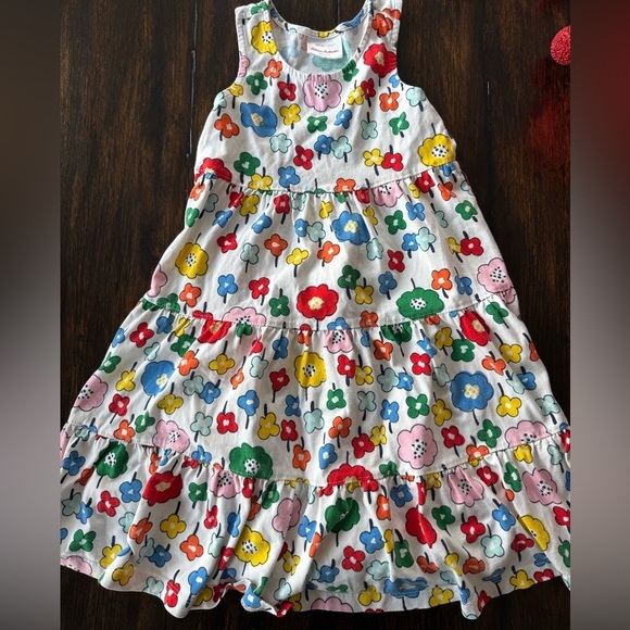 Hanna Andersson Other - Hanna Andersson Colorful Daisy Flower Print Dress Girls Size 6-7 120